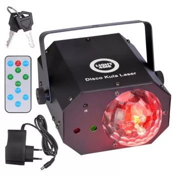 LIGHT4ME DISCO SPHERE LASER Wielofunkcyjny Efekt Świetlny LED