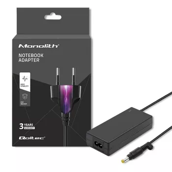 Qoltec 40W Laptop AC Adapter dla Sony Asus 19V 2.1A 4.8x1.7mm z kablem zasilającym