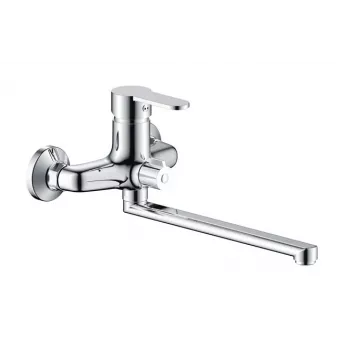Bateria wannowa DF11003 z długim wylewem, mosiądz
