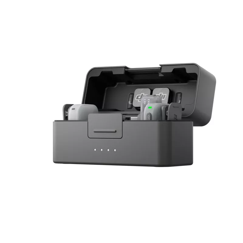 DJI Mic Mini 2 Bezprzewodowy system mikrofonowy (2 TX + 1 mobilny RX + etui ładujące), biały