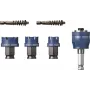 Bosch 2608901963 Progressor do drewna i metalu, 7-częściowy zestaw otwornic z adapterem Power Change Plus i wiertłem pilotującym HSS-G
