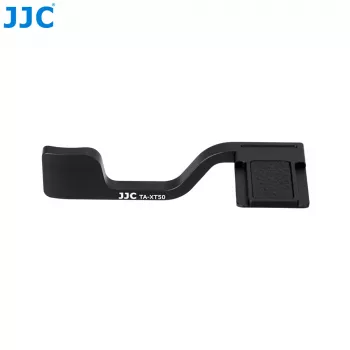 JJC TA-XT50 Podpórka pod kciuk do Fujifilm X-T50 – uchwyt na stopkę gorącą ze stopu aluminium, czarna