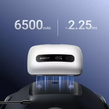 BoboVR BM60-1 6500 mAh Bateria ze Stacją Ładującą do M3 Pro+ i M3 - Biały