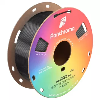 Polymaker Panchroma PLA Silk filament do drukarki 3D, 1,75 mm, 1 kg, Gunmetal Grey