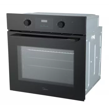 Midea MBO65M80M1-BK Wbudowany piekarnik elektryczny, 70L, dotykowy wyświetlacz, czarny