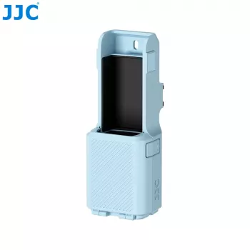 JJC 2-w-1 etui ochronne i uchwyt magnetyczny do DJI Osmo Pocket 4 / 3 - niebieski