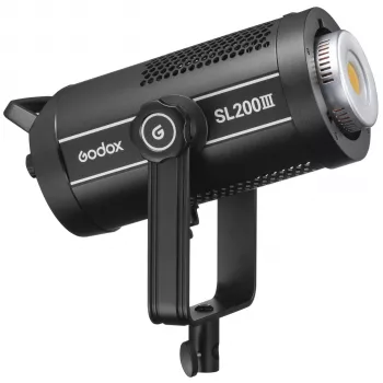 Godox SL200III 200W Dzienna lampa LED wideo z mocowaniem Bowens, 5600K, CRI 96+, TLCI 97+, sterowanie aplikacją, cichy wentylator, 11 efektów FX
