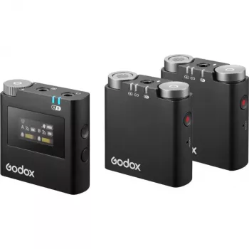 Godox Virso M2 2,4 GHz bezprzewodowy system mikrofonowy do nagrywania