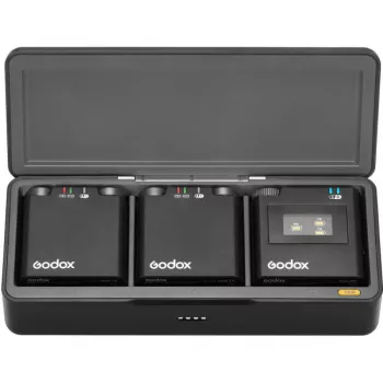 Godox Virso M2 2,4 GHz bezprzewodowy system mikrofonowy do nagrywania