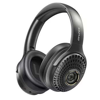 AWEI AT30 Bezprzewodowe słuchawki Bluetooth 6.0, czarne