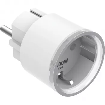 Jackery x Shelly Smart Plug Pro Wi-Fi inteligentna wtyczka z monitorowaniem energii, 16A, 3680W, Alexa i Asystent Google, biała