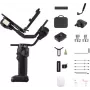 ZHIYUN CRANE 4 COMBO 3-osiowy stabilizator gimbala do kamery z udźwigiem 6 kg, baterią 12 h, ekranem dotykowym i światłem wypełniającym, czarny