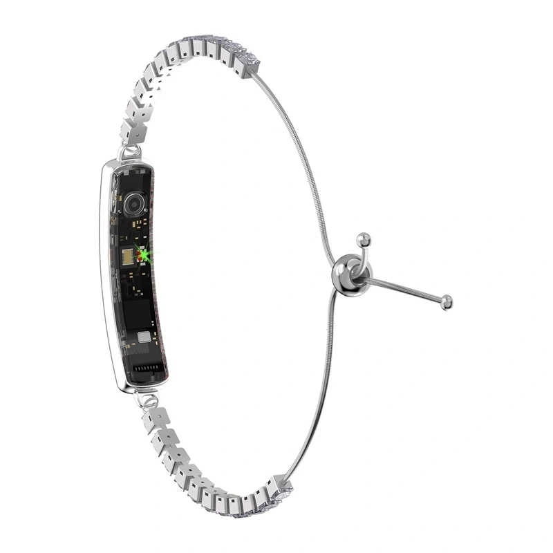 Colmi M06 SV Smartband Srebrny Monitor Aktywności z Pomiarem Tętna, Ciśnienia Krwi, Utlenowania Krwi, Wodoszczelność IP67, 0,96 cala Kolorowy Wyświetlacz TFT, Bluetooth 4.0, Bateria 7-dniowa, Kompatybilny z Android i iOS