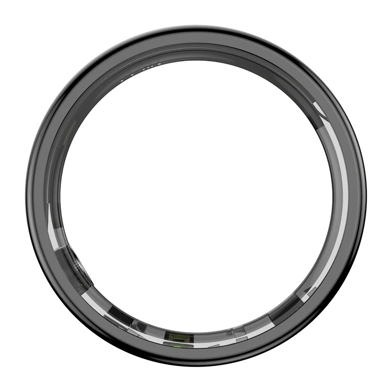COLMI RING 2 Smart Ring rozmiar 9 czarny - 24/7 tętno, SpO2, temperatura, IP68, bateria 7-dniowa
