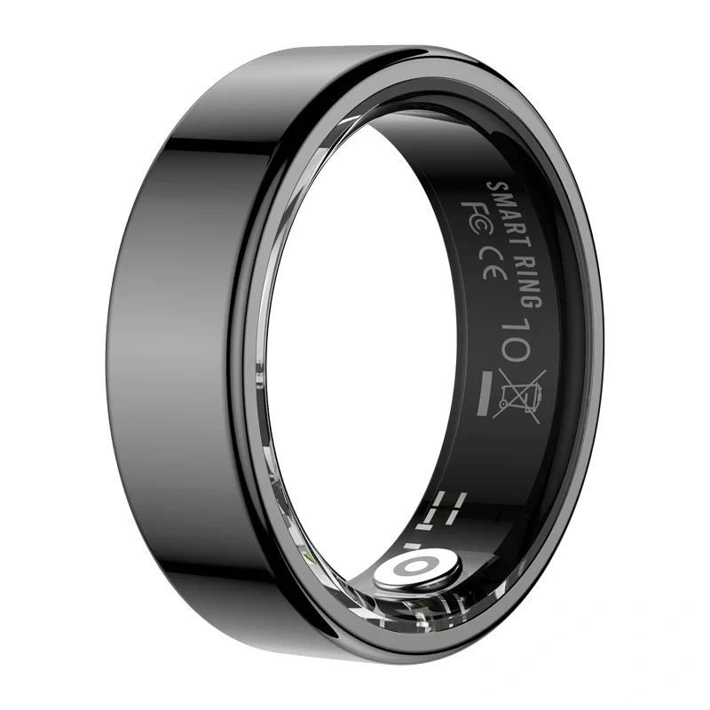 COLMI RING 2 Smart Ring, rozmiar 11, czarny, Bluetooth 5.0, IP68, tętno, SpO2, sen i aktywność