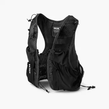 Silva Strive 5 Kamizelka biegowa Czarna Rozmiar S – 5L Ultra-lekki plecak hydracyjny do biegania w terenie, 169g, Unisex