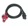 PWR Przewód zasilający do czajnika jednostronny 1,8 m - Schuko na IEC C13, czarny, 3x0,75 mm², H05VV-F, 10A/250V
