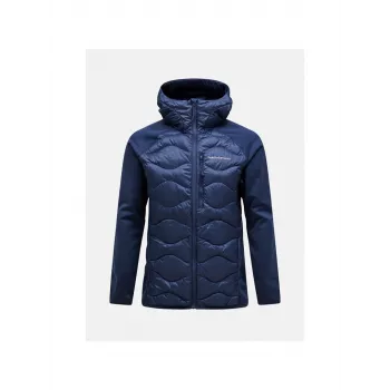 Peak Performance Helium Down Hybrid Hood Jacket męska kurtka z kapturem, kolor granatowy