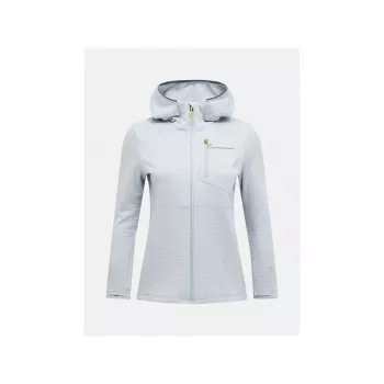 PEAK PERFORMANCE W Trail Polartec Power Grid Zip Hood Damska Szary L
