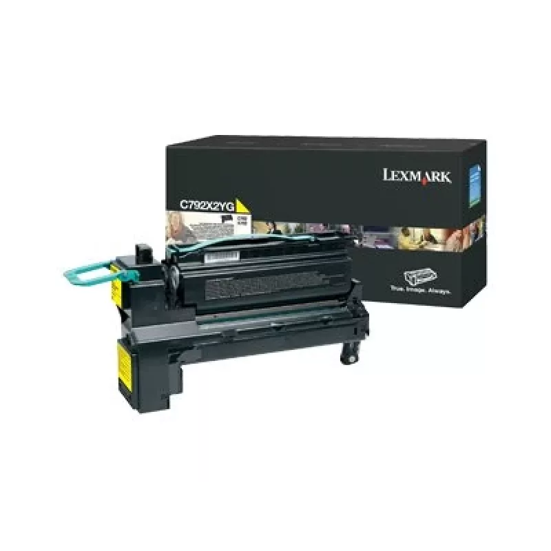 Lexmark C792X2YG Extra High Yield Żółty wkład tonerowy