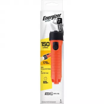 Energizer Mine Safety ATEX 2D Lampa błyskowa - iskrobezpieczna dioda LED, 150 lumenów, żółta