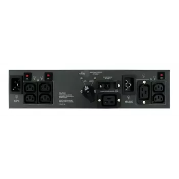 ABB PowerValue 11 RT Bypass PDU 16A - 1U szafowy zasilacz dystrybucyjny z ręcznym bypassem, 1x C19 i 4x C13, wejście IEC C20