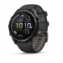 Garmin fenix 9 Pro Multisportowy zegarek GPS z komunikacją satelitarną inReach, koperta ze stali tytanowej DLC w kolorze Carbon Gray 47 mm, czarny/szary pasek silikonowy Pebble Gray
