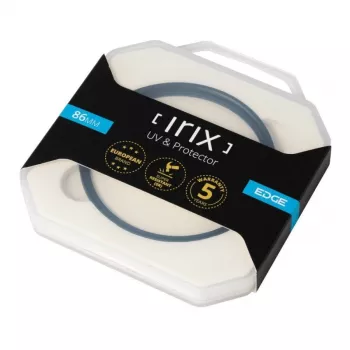 Irix Edge UV Protector SR 55mm Super Resistant filtr ochronny UV ze szkła optycznego, 16-warstwowa powłoka, smukła anodowana aluminiowa ramka, przepuszczalność światła >99.5%