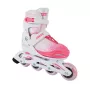 Roces Jokey X Girl Regulowane Wrotki Inline, Rozmiar 26-29, Biały/Różowy