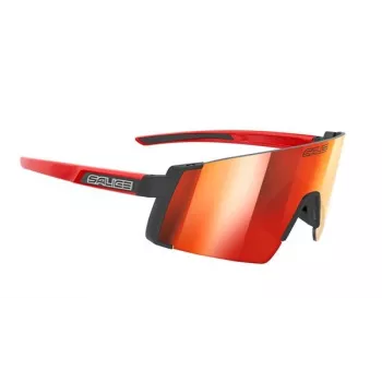 Salice 027RW Black/RW Red Sportowe Okulary Przeciwsłoneczne z Wymiennymi Szkłami