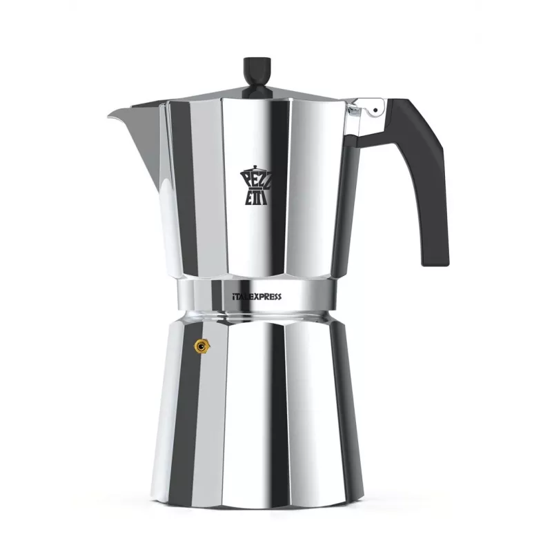 PEZZETTI Italexpress Ekspres do kawy kuchenny 0,7 L Aluminium Czarny