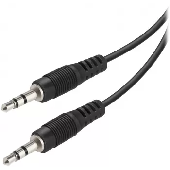 Kabel audio Vivanco 3.5 mm – 3.5 mm 1.5 m (VVAJACK15MMK)