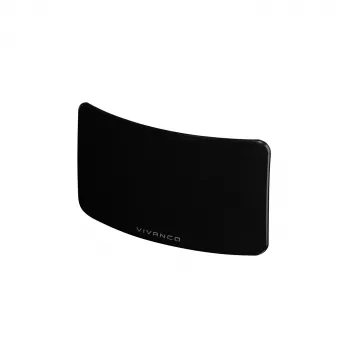 Vivanco VVTVANTMCIRCLE Antena wewnętrzna DVB-T/T2 ze wzmocnieniem 28 dB, filtrem LTE/4G/5G, obsługą DAB/DAB+, czarna