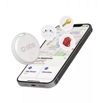 SBS Track My Circle Lokalizator kompatybilny z Apple Find My - Biały