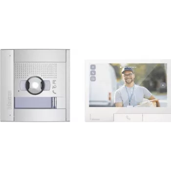 LEGRAND Bticino 363532 Flex'ONE Zestaw wideodomofonowy z bramofonem Sfera (1 i 2 przyciski wywołania), 1-drożny