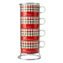 Bialetti 4 Cappuccio Tricolore Mleczko do spieniania na kuchenkę, 160 ml, ręczne tłoczenie, włoskie tricolore