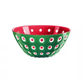 Guzzini Le Murrine Misa do serwowania 25 cm Szmaragdowa zieleń/Biel/Czerwień