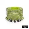 NO NAME Kiuma Lime 1/2 inch 20m Wąż ogrodowy - 5-warstwowy PVC, NTS Anti-Torsion, ciśnienie rozerwania 20 bar, odporny na UV i glony, bez ftalanów