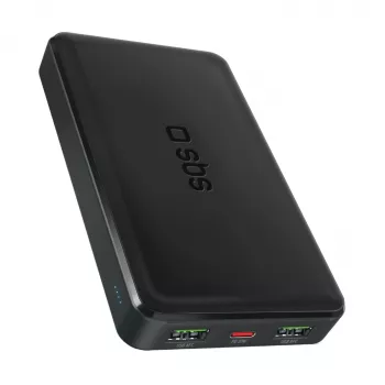 SBS TTBB10000FASTPD20K 10000mAh Power Delivery 20W Power Bank Czarny