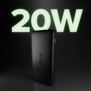 SBS TTBB10000FASTPD20K 10000mAh Power Delivery 20W Power Bank Czarny