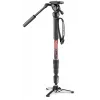 Manfrotto Element MII Video Monopod z głowicą fluid 400 Series, aluminium (MVMELMIIA4LIVE)
