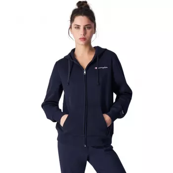 CHAPPI Champion Bluza z kapturem, pełny zamek, granatowa 117531 BS501 S