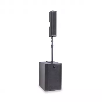 Soundsation Livemaker 12 PRO Aktywny Przenośny System PA z 8-kanałowym Mikserem, 300W RMS, Bluetooth, Odtwarzaczem USB/SD, 2x 12 inch Głośniki