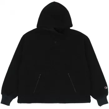 Champion Hooded Damska Bluza z Kapturem Czarna 117549 KK001 L