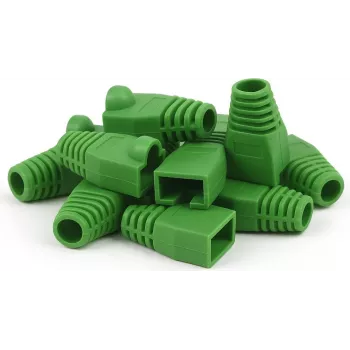 DSIT DANICOM RJ45 Osłona odciążająca zielona, 10 szt.