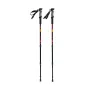CMP Bern Kije trekkingowe 3-segmentowe, aluminium 7075, czarno-pomarańczowe, 65-135 cm