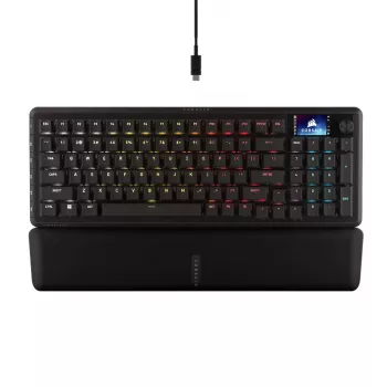 CORSAIR VANGUARD 96 WL MLX Plasma Czarna Bezprzewodowa Mechaniczna Klawiatura Gamingowa