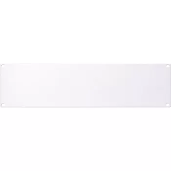 DSIT 19 inch Zaślepka panelu Rack 3U Biała DS-Blind3-W