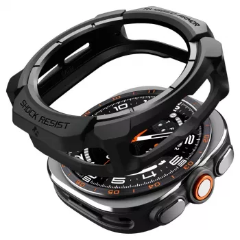 Spigen Rugged Armor Obudowa do Samsung Galaxy Watch Ultra 2 2026 (47mm) – Matowa czerń