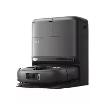 ANKER eufy Robot Sprzątający Omni C28 (T211A310) - Robot Sprzątający z Nawigacją LiDAR i Stacją Samoopróżniającą, Siła ssania 4000 Pa, AI Omijanie Przeszkód, Podwójne Obrotowe Mopy, Samouzupełniający Zbiornik na Wodę, Czas Pracy 180 min